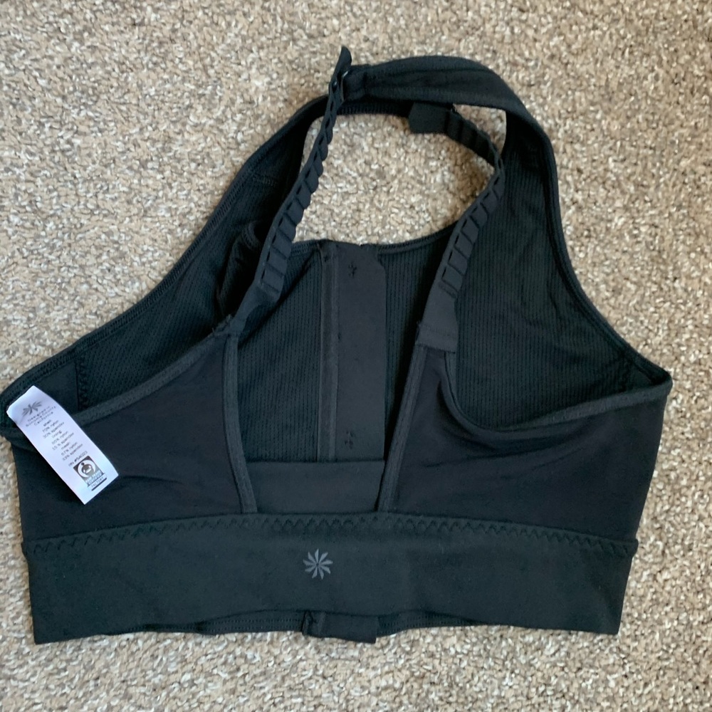 Front zipper bra top